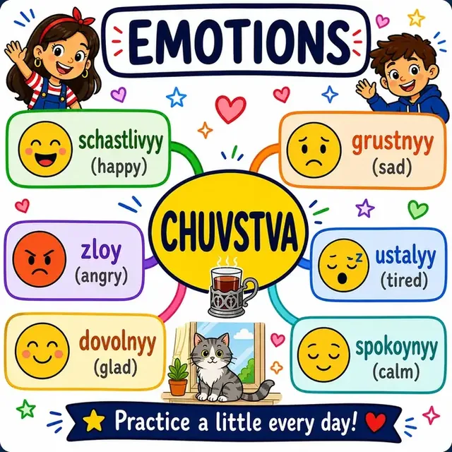 Emotions mind map